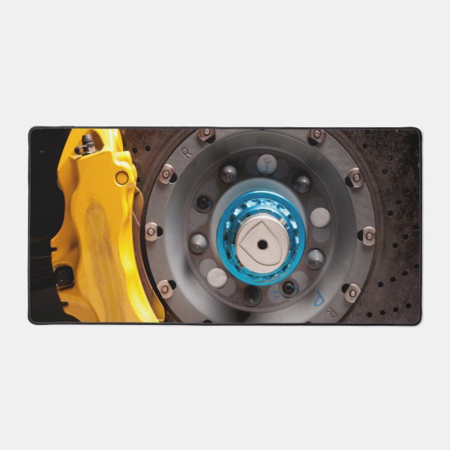 Racing Fan Desk Mat! Desk Mat (Front)