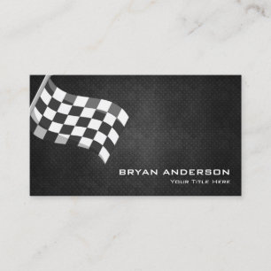 Racing Flag Automotive Business Card
