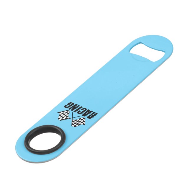 Racing Flag Bottle Opener (Front Angled)