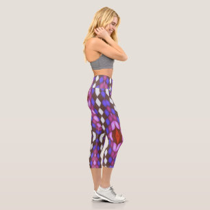 racing flag  capri leggings