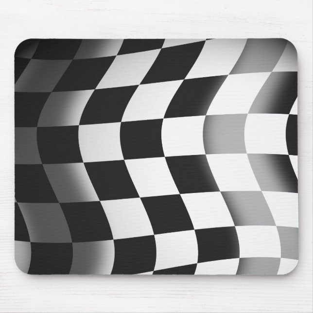 Racing Flag Mouse Mat (Front)