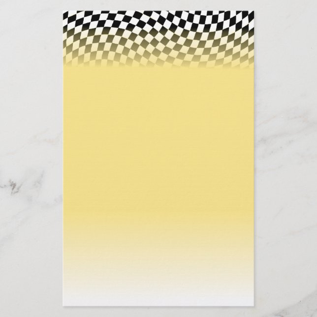 Racing Flag Stationery (Front)