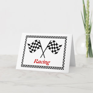Racing Flags Greeting Card