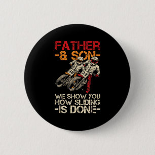 Racing Flat Track Motorcycle Quote For A Flat Trac 6 Cm Round Badge