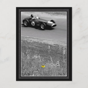 Racing Flower Postcard