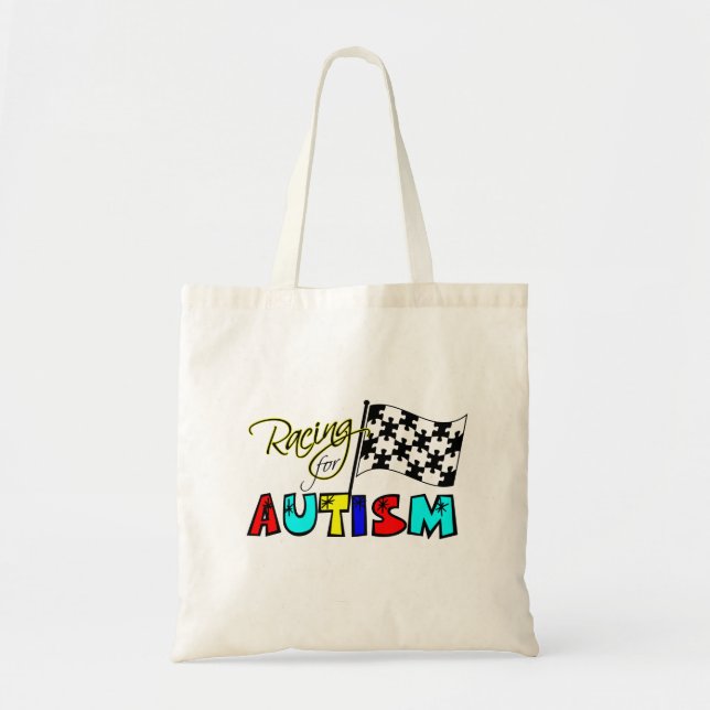 Racing for Autism - Tote Bag (Front)