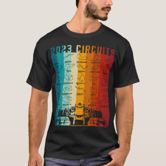 Racing Formula Track Circuit Car Fan Race Lover 20 T-Shirt