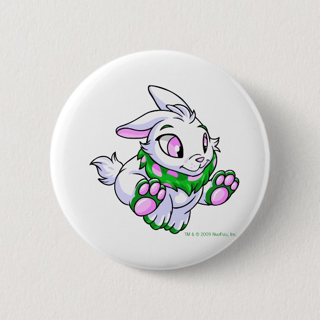 Racing green Cybunny 6 Cm Round Badge (Front)