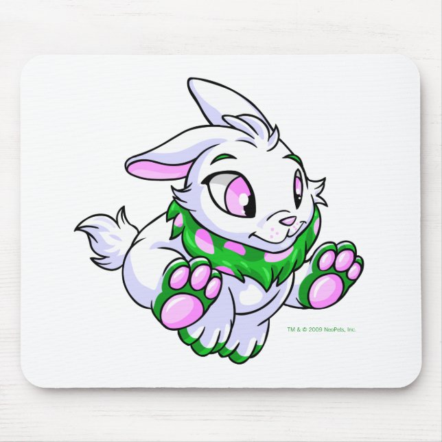 Racing green Cybunny Mouse Mat (Front)