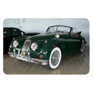 Racing Green Jaguar XK 120 Magnet