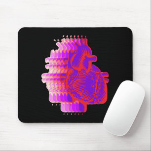 Racing heart mouse mat