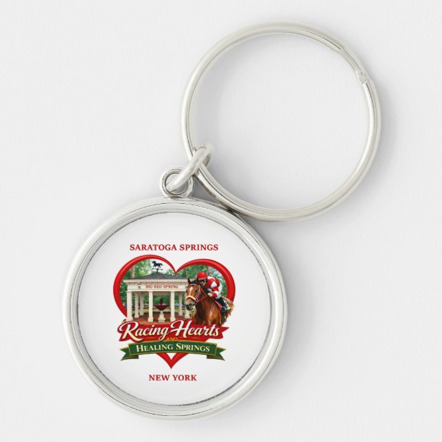 Racing Hearts and Healing Springs Key Ring (Front)