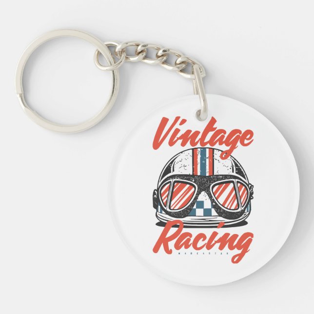 Racing Helmet Key Ring (Front)