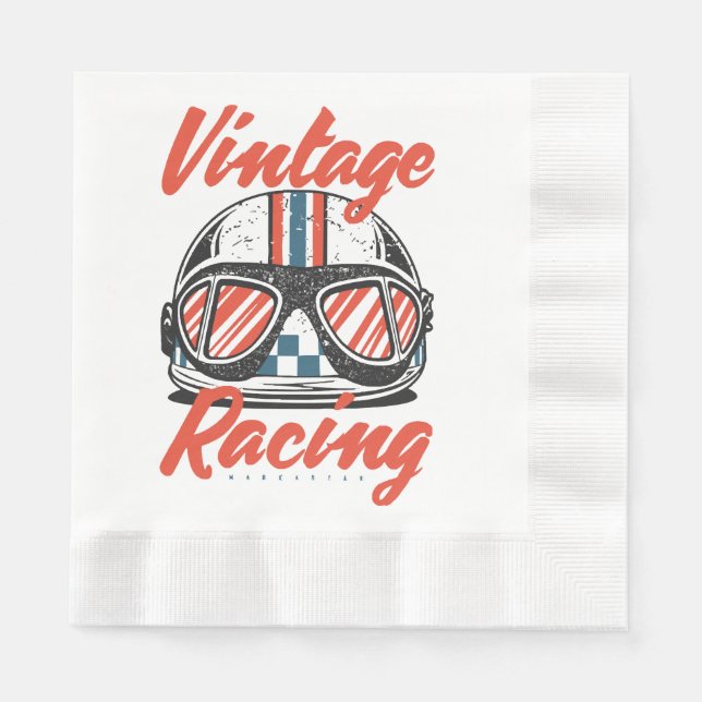 Racing Helmet Napkin (Front)