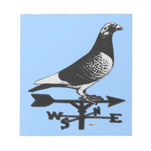 Racing Homer:  Weathervane Homer Notepad
