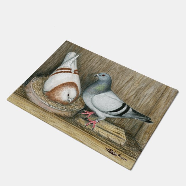 Racing Homers Home Life Doormat (Angled)