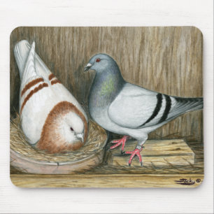 Racing Homers Home Life Mouse Mat