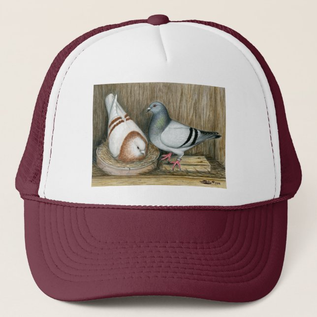 Racing Homers Home Life Trucker Hat (Front)