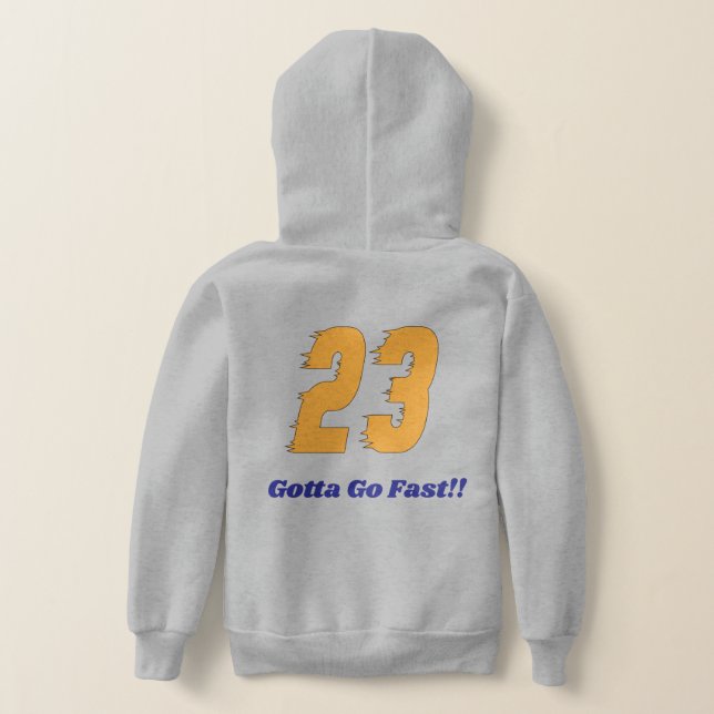 RACING HOODIE FOR KIDS (Laydown Back)