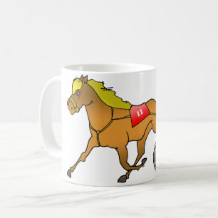 Racing Horse And Buggy Mug