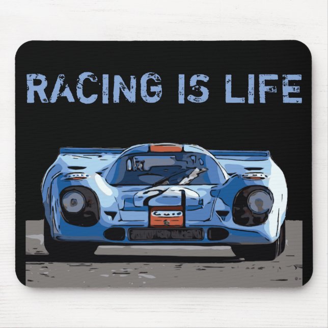 RACING IS LIFE MOUSE MAT (Front)