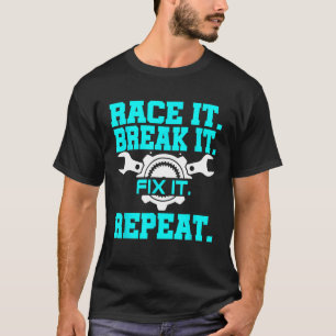 Racing Mechanic Race Auto Husband Dad Grandpa T-Shirt