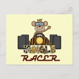 Racing Monkey Tshirts and Gifts Postcard
