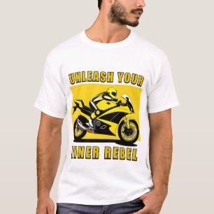 Racing Motorcycle and Rider T-Shirt