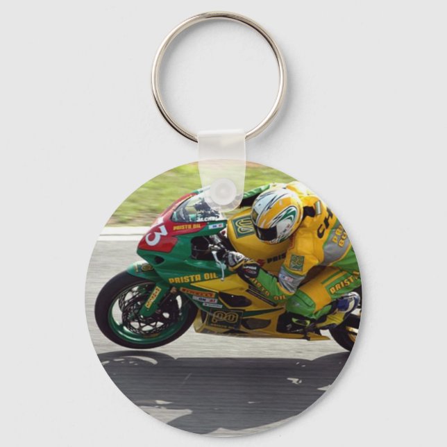 Racing Motorcycle Keychain (Front)