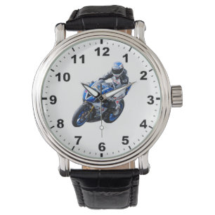 Racing motorcycle wrist watches