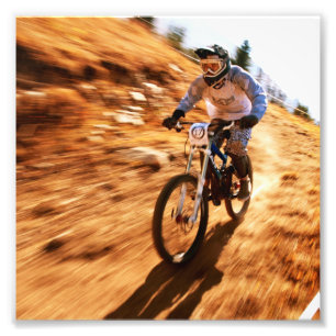 Racing Offroad Dirtbike Photo Print