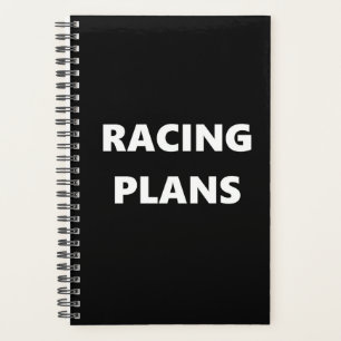 Racing Planner Sports Theme Racing Plans