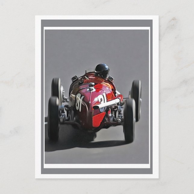 Racing Postcard (Front)