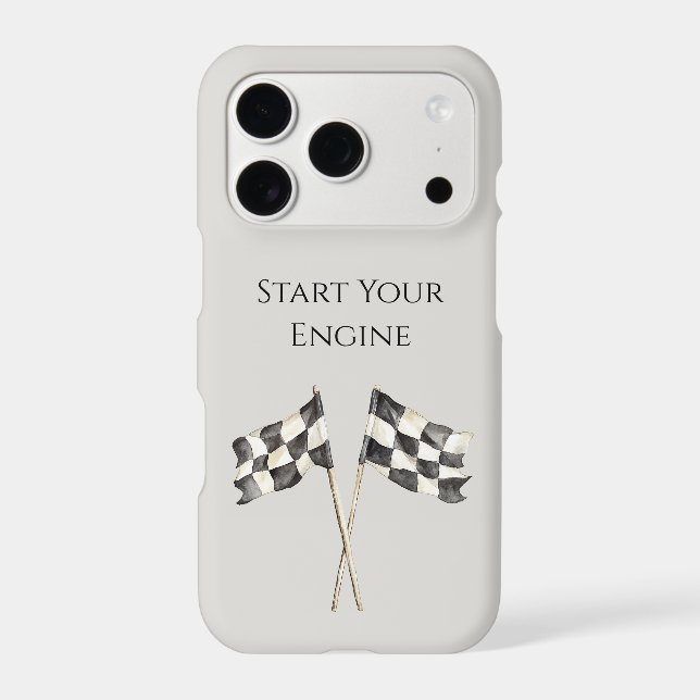 Racing Race Car Flags (Back)
