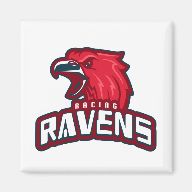 Racing Ravens Magnet (Front)