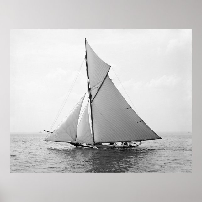Racing Sloop Oweene, 1891 Poster (Front)
