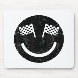 Racing smile for Race Car Parties Mouse Mat