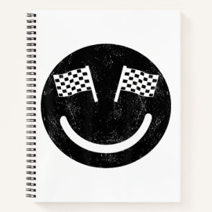 Racing smile for Race Car Parties Notebook