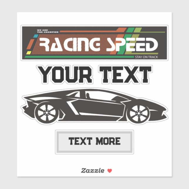 Racing Speed Car Design – Fast Motorsport Performa (Sheet)