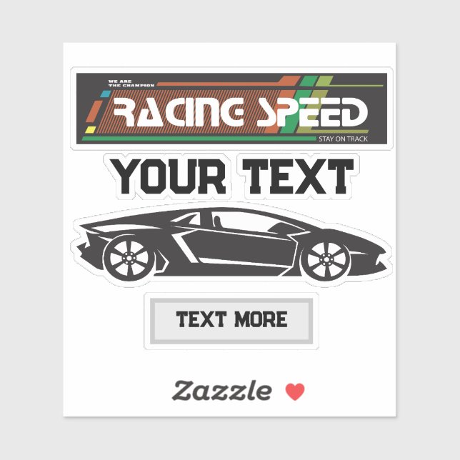 Racing Speed Car Design – Fast Motorsport Performa (Sheet)