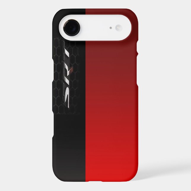 Racing Street Rod Red and Black Case-Mate iPhone Case (Back)