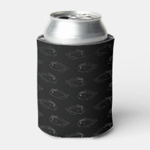 Racing Tadpole Pattern Can Cooler