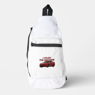 Racing Themed Sling Bag | I Trust the Machine