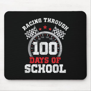Racing Through 100 Days Of School Race Car 100th D Mouse Mat