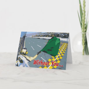 Racing Valentine Greeting Card