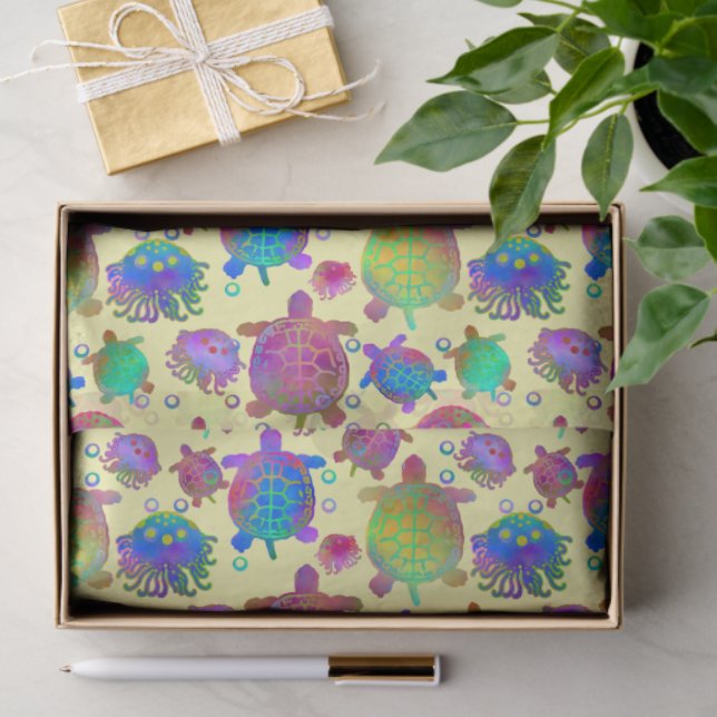 Racing with Turtles for Breakfast Tissue Paper (Gift)