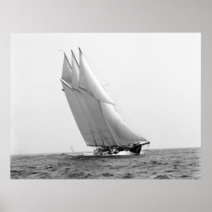 Racing Yacht Atlantic: 1904 Poster