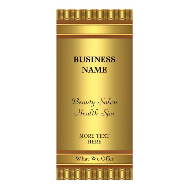 Rack Card Gold On Gold (Front)