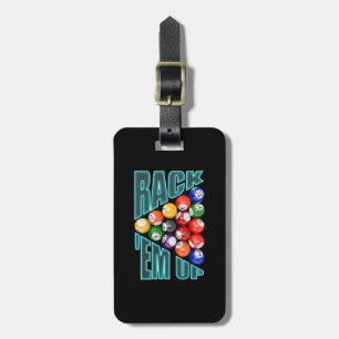 Rack’em Up Billiards Luggage Tag
