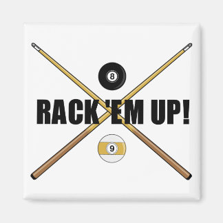Rack 'Em Up magnet